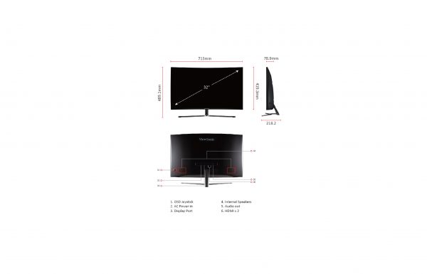 32" Curve 1800R Gaming Monitor – Image 4